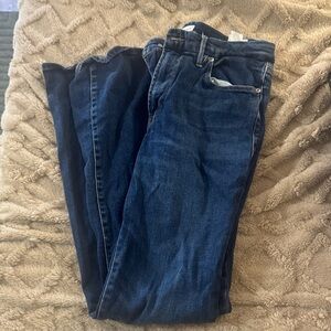 Good American Dark Blue flare jeans